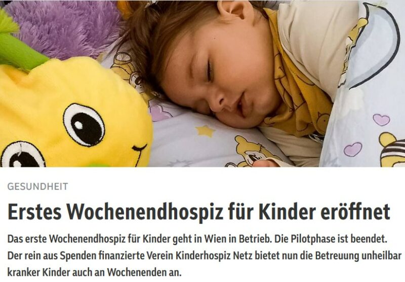 Screenshot des ORF Artikels