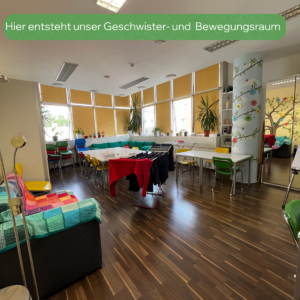 Hier wird der Geschwisterraum entstehen.